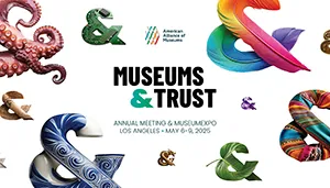 Sample of AAM's Museums & Trust branding.
